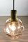 Mid-Century Glass and Brass Pendant Lamp from Limburg, 1960s 5
