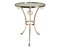 Vintage Brass Ram and Hoof Side Table in the Style of Maison Jansen 1