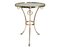Vintage Brass Ram and Hoof Side Table in the Style of Maison Jansen, Image 1
