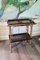 Vintage Chinoiserie Lacquered Bamboo Tray Table, Image 5