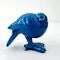 Mid-Century Duck & Sparrows in Blue Ceramic by Georges Cassin, Set of 5 18