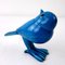 Mid-Century Duck & Sparrows in Blue Ceramic by Georges Cassin, Set of 5 13