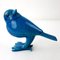 Mid-Century Duck & Sparrows in Blue Ceramic by Georges Cassin, Set of 5 12