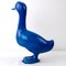 Mid-Century Duck & Sparrows in Blue Ceramic by Georges Cassin, Set of 5, Image 6