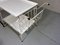 White Steel Serving Cart & Bed Table in One, 1950s, Image 15