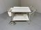 White Steel Serving Cart & Bed Table in One, 1950s, Image 16