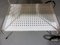 White Steel Serving Cart & Bed Table in One, 1950s 29