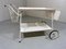 White Steel Serving Cart & Bed Table in One, 1950s 27