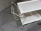 White Steel Serving Cart & Bed Table in One, 1950s, Image 26