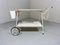 White Steel Serving Cart & Bed Table in One, 1950s, Image 19