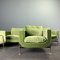 Avocado Green Living Room Set by Jacques Brule, France, 1960s, Set of 3, Image 5