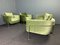 Avocado Green Living Room Set by Jacques Brule, France, 1960s, Set of 3 3