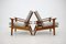 Fauteuils & Tabourets par Antonin Heythum, Tchécoslovaquie, 1930s, Set de 4 9