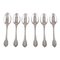 Georg Jensen Lily of the Valley Teaspoons in Sterling Silver, 1940s, Set of 6 1