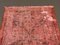 Turkish Overdyed Red & Black Wool Distressed Runner Rug, 1950s, Image 6