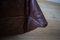 Dark Brown Leather Togo Pouf and 2-Seat Sofa by Michel Ducaroy for Ligne Roset, Set of 2, Image 3