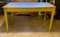 Yellow-Painted Farm Table, 1950s 12