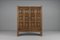 Oak Cabinet with Hand-Carved Front with Horoscope Drawers, Germany, 1960s, Image 1