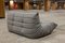 Gray Fabric Togo Sofa and Pouf Set by Michel Ducaroy for Ligne Roset, 1970s 7