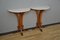 Italian Console Tables in Walnut and Pink Marble, 1920s, Set of 2 4