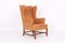 Vintage Leather Model 6212 High Back Chair by Kaare Klint for Rud. Rasmussen, Image 2
