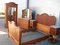 Antikes Schlafzimmer Set aus Nussholz, 1890er, 5 . Set 4