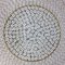 Mesa de centro grande redonda de mosaico de Berthold Muller, años 50, Imagen 9