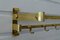 Vintage Art Deco Wall Mounted Coat & Hat Rack in Brass, Image 8