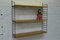 Mid-Century Modular Shelf in Ash with Black Ladders by Kajsa & Nils "Nisse" for String, Image 3