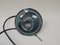 Vintage Chrome Plated Glass Tourmaline Globe Ceiling Lamp from Peill & Putzler 11
