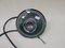 Vintage Chrome Plated Glass Tourmaline Globe Ceiling Lamp from Peill & Putzler, Image 11