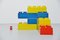 Cubi grandi Lego decorativi, Paesi Bassi, anni '60, set di 8, Immagine 3