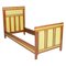 Sofá cama modernista de madera de cerezo tallada y pintada, años 20, Imagen 1