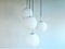 Große Deutsche Mid-Century Opalglas Kugel Deckenlampe von Limburg, 1960er 6