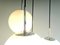 Large Mid-Century German Opaline Glass Globe Ceiling Lamp from Limburg, 1960s, Image 4