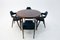 Rosewood Dining Table & Chairs Set by Kai Kristiansen, 1960s, Set of 5 1