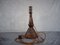 Vintage Neoclassicist Swedish Copper Model Mother Svea Table Lamp 2