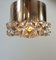 Vintage Chrome & Crystal Ceiling Lamps from Kinkeldey, 1970s, Set of 2 8