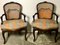Louis XV Walnut Cabriolet Armchairs, Set of 2, Image 3