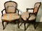 Louis XV Walnut Cabriolet Armchairs, Set of 2, Image 9