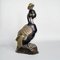 Art Deco Bronze Mandarin Duck with Tuft Sculpture by Marie Louise Simard, 1920s 4