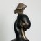 Canard Mandarin Art Deco en Bronze avec Sculpture Touffe par Marie Louise Simard, 1920s 9