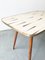 Mid-Century White Formica, Brass, and Oak Coffee Table 5