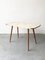 Mid-Century White Formica, Brass, and Oak Coffee Table 8