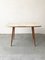 Mid-Century White Formica, Brass, and Oak Coffee Table, Image 9