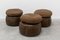 Vintage Ottomans on Wheels, 1960s, Set of 3, Image 2