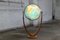 Vintage Art Deco Glass Globe Floor Lamp with Nutwood Tuning Fork Foot from Columbus Oestergaard, Immagine 13