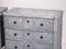 19th Century Gustavian Richly Carved Chest of Drawers with Marble Painted Top, Set of 2, Image 4