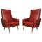 Mid-Century Leatherette Armchairs, Czechoslovakia, 1960s, Set of 2 1