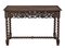 Antique Carved Oak Side Table from Waring and Gillow, Image 4
